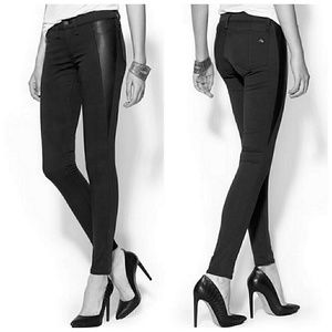 Rag and bone leather panel Legging